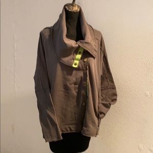 Free People sweatshirt jacket